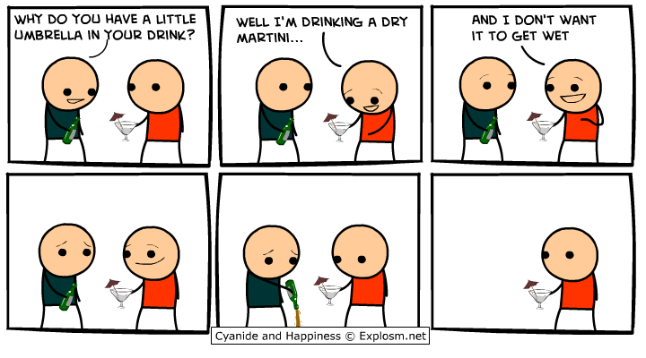 funny picture dry martini