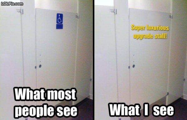 funny picture most people vs. me