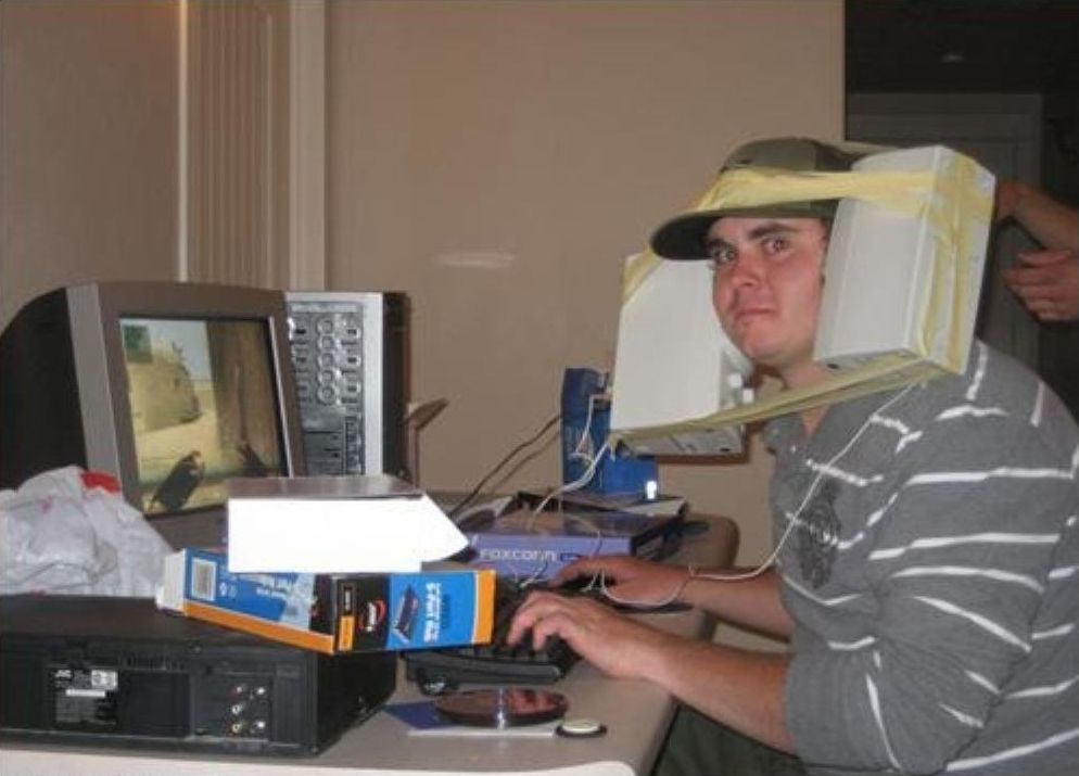 funny picture Headset
